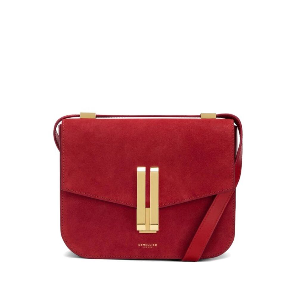 Demellier Red Satchels & Cross Body Bags Women